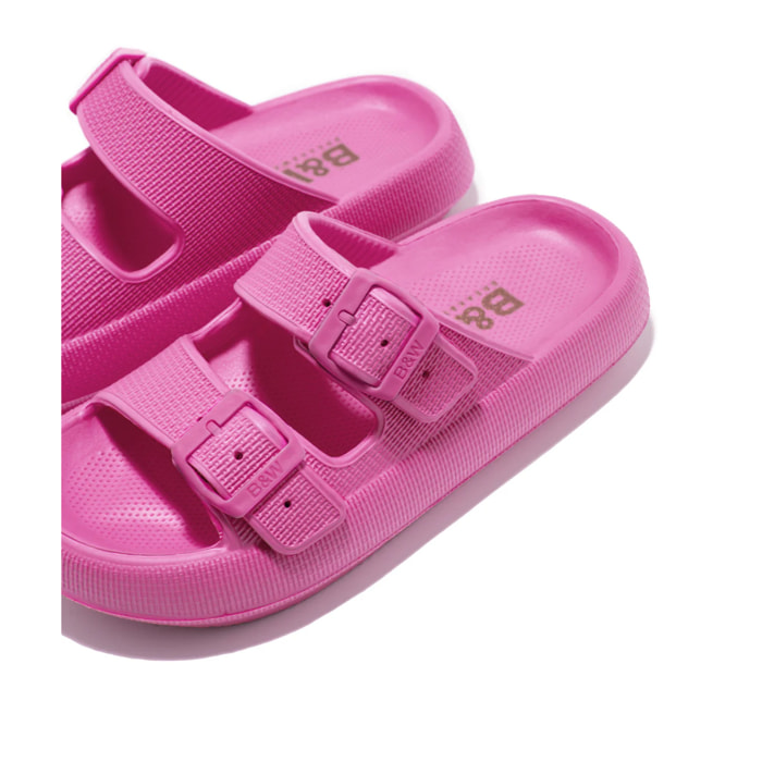 B&W Break&Walk - Sandali estivi donna e bambina comodi Fucsia