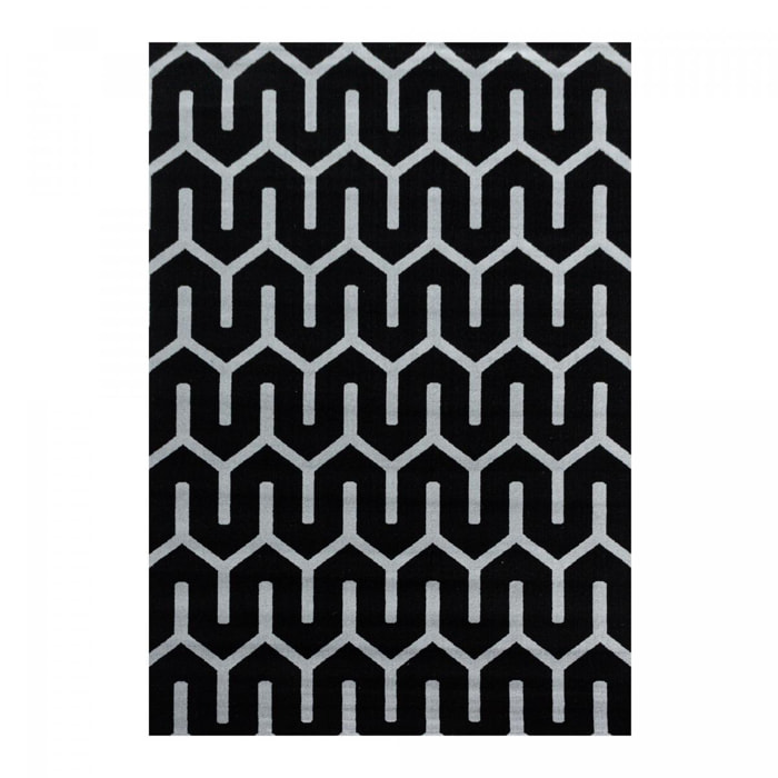 Tapis salon et chambre tissé motif scandinave FOBO