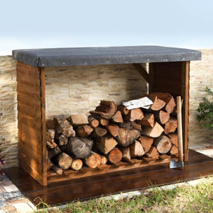 Leñero Exterior Madera 140x100 Cm