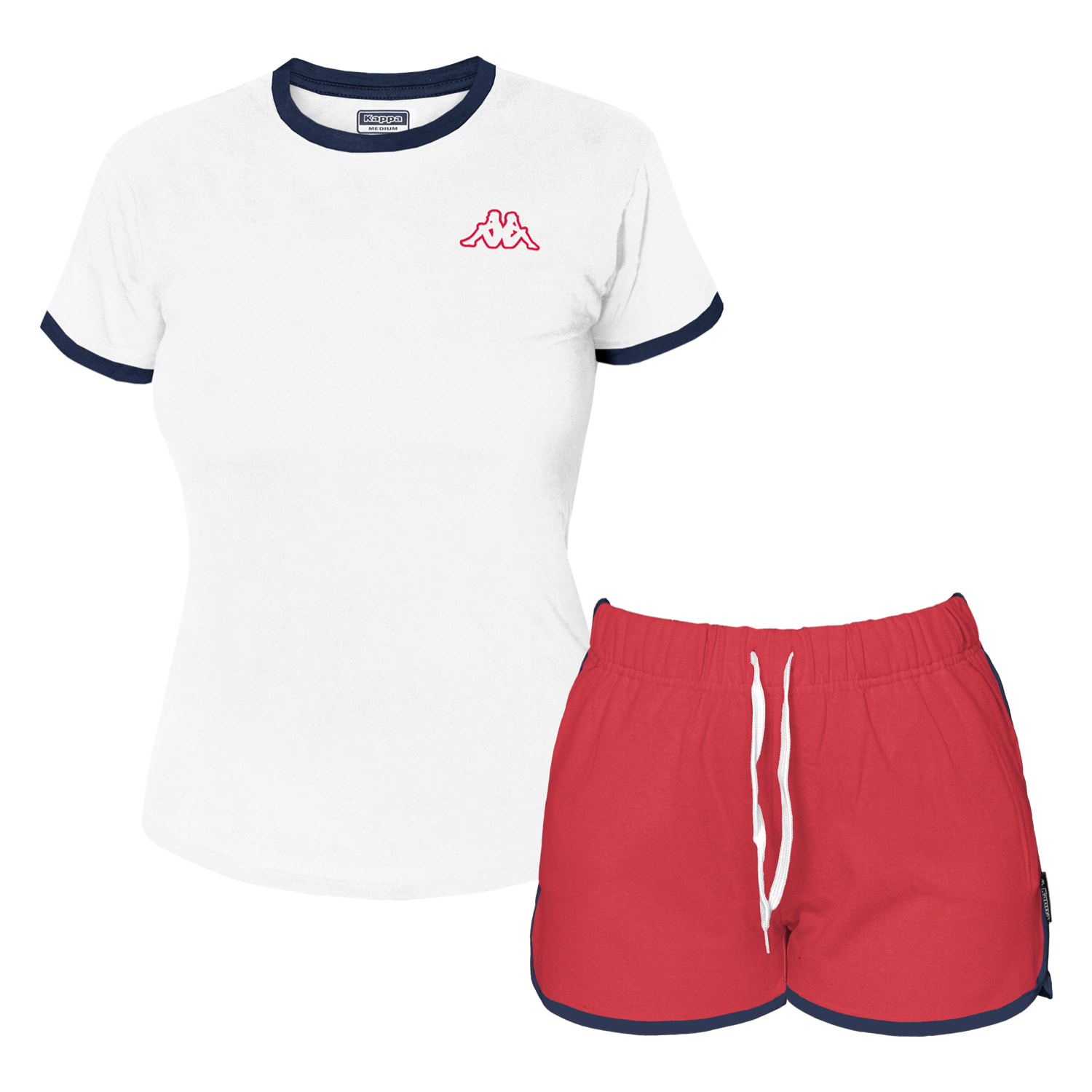 Completo Corto Donna KAPPA Cotone Jersey