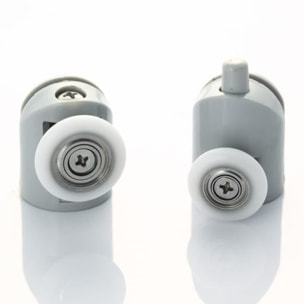 SAT PROJECT  Porte de douche 110x185cm coulissante avec profilé chrome brillant (SATPROMUD110CRT)