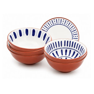 Lot de 6 petits bols, SANTORIN