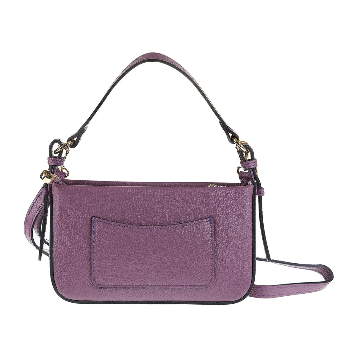 Borsa a spalla da donna Made in Italy - Modello Elowen - 100% pelle - 23.0 x 13.0 x 7.0 cm