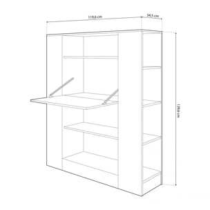 Estantería estudio Play Andersen Pino - Gris Grafito