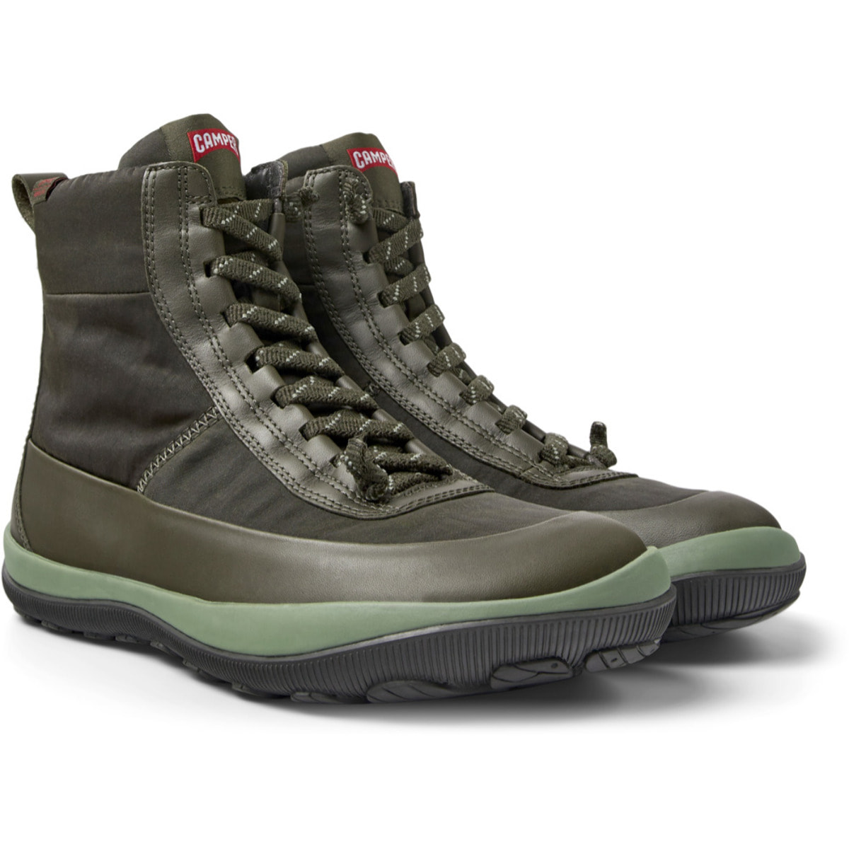 CAMPER Peu Pista GM - Botines Verde Mujer