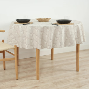 Nappe ronde en résine anti-taches 0120-182