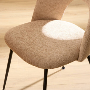 Chaise Raven H.81cm taupe