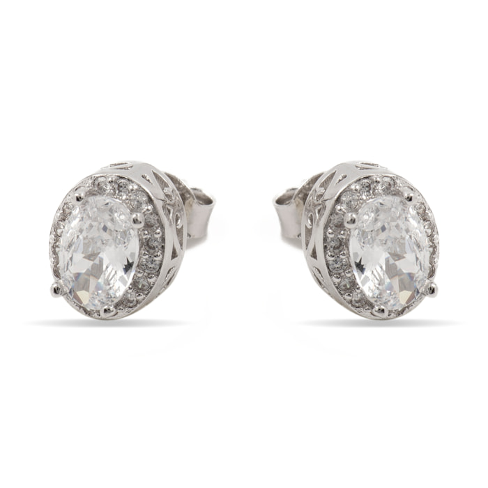 Pendientes Lux by Lux acabados plata