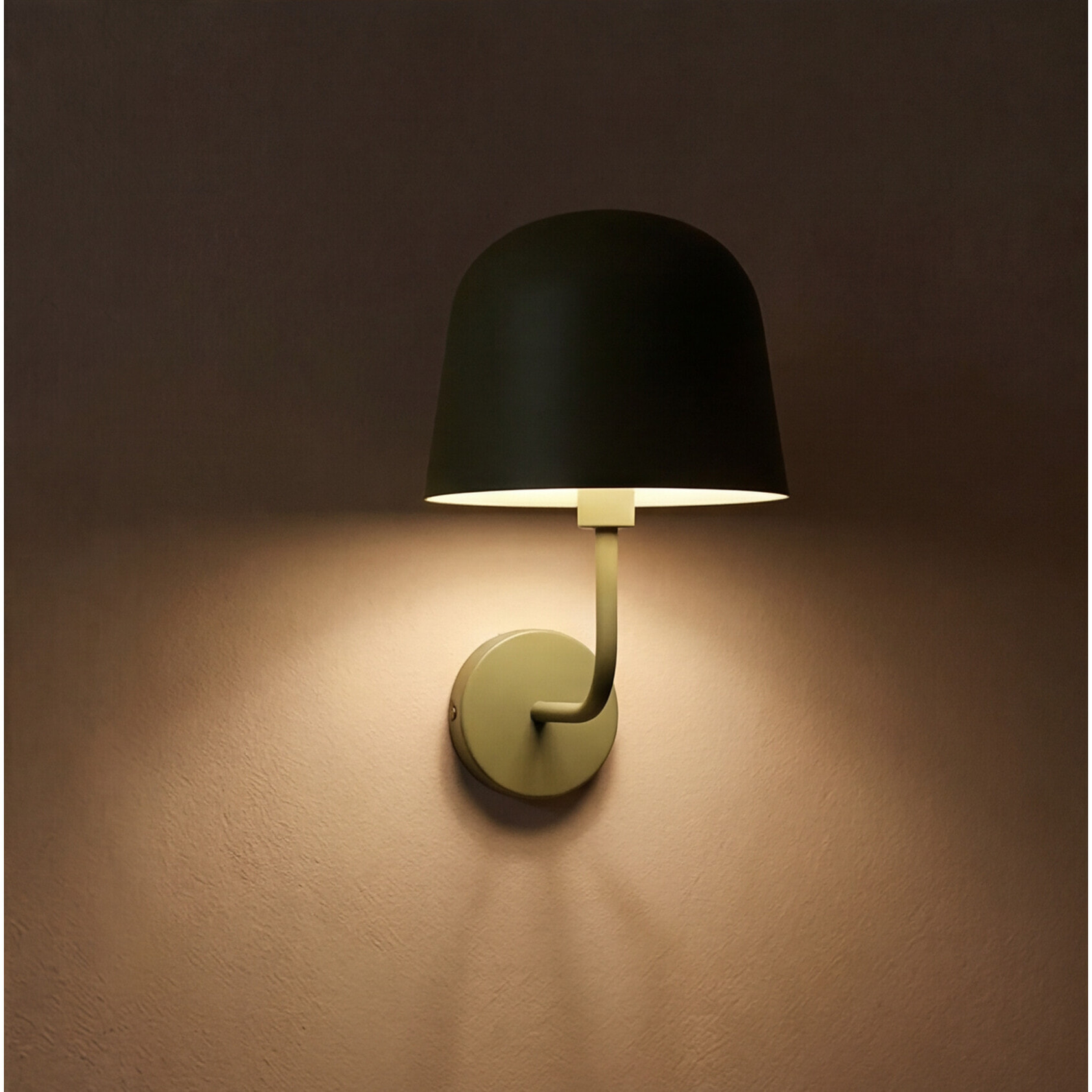 Forlight Fres aplique exterior verde para bombilla E14