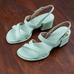 Sandalias con tacón S3173 NAPPA SUN LIGHT/ FABER color Sun light