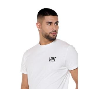 Camiseta de algodón de manga corta con parche "Selective".