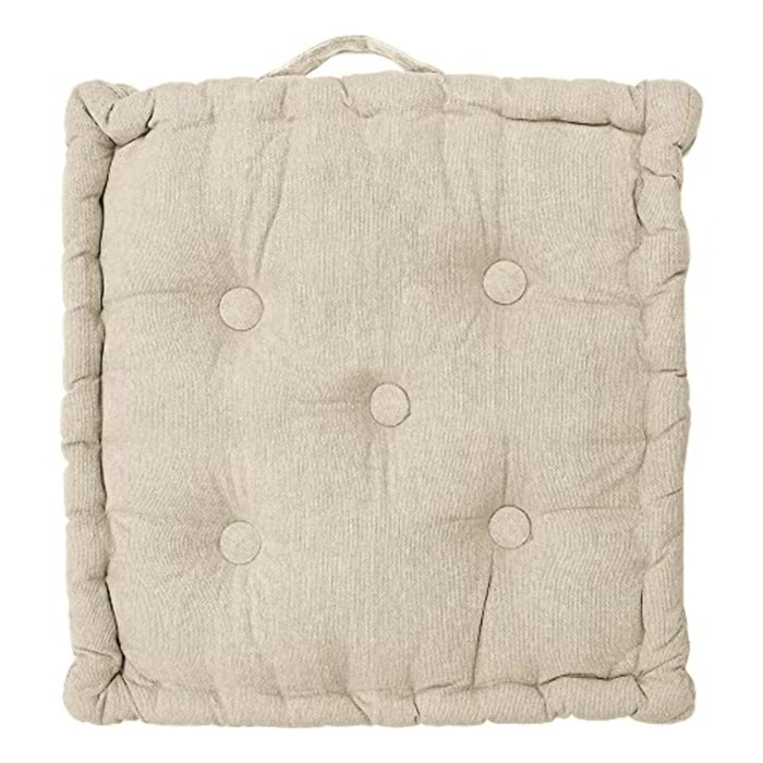 INTRECCI – Cuscino arredo 40x40 cm con maniglie, ideale per panche, giardino e picnic