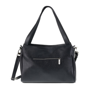 Borsa a spalla da donna Made in Italy - Modello Celeste Chic - 100% pelle - 36.0 x 24.0 x 10.0 cm