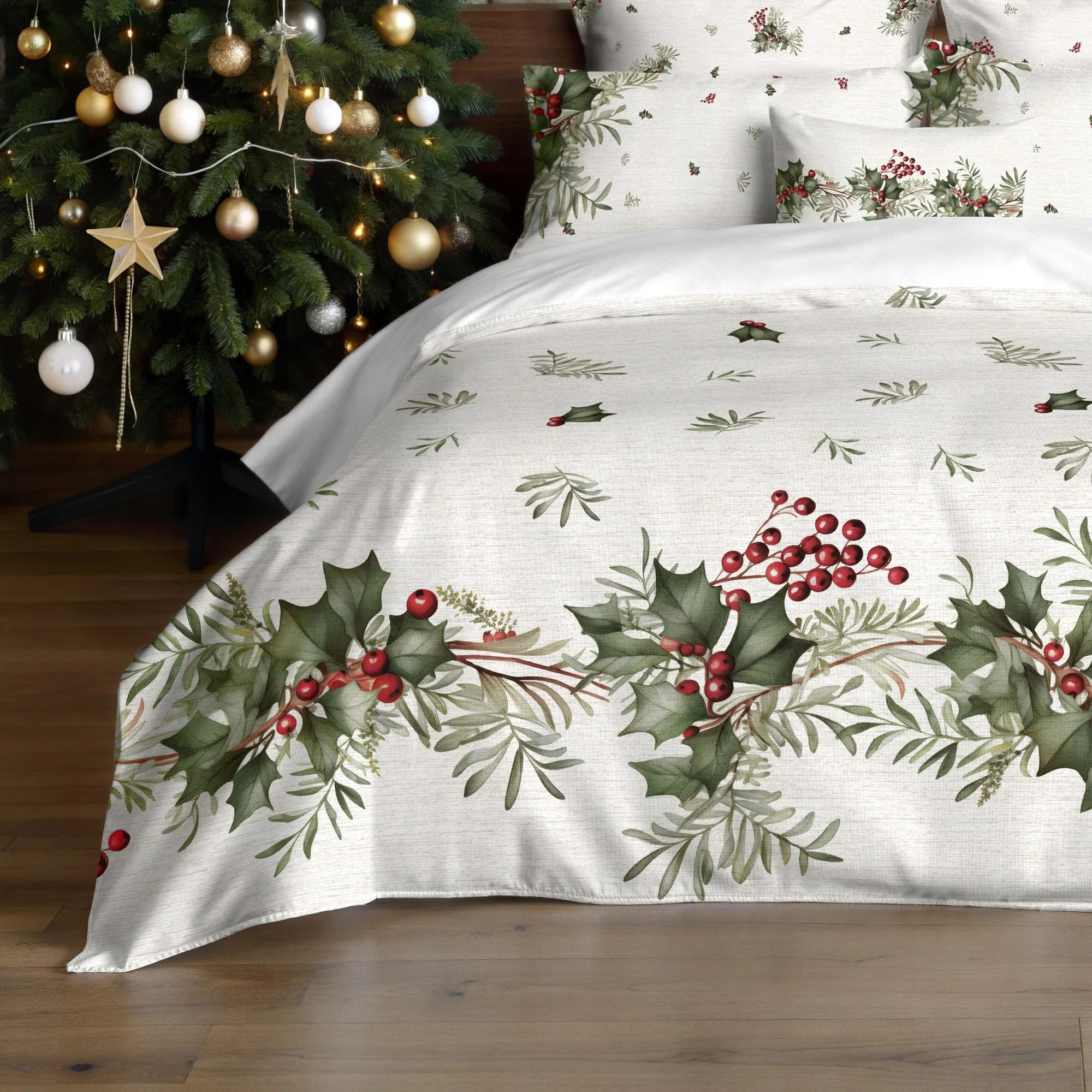 Housse de couette avec boutons-pression Holly Garland