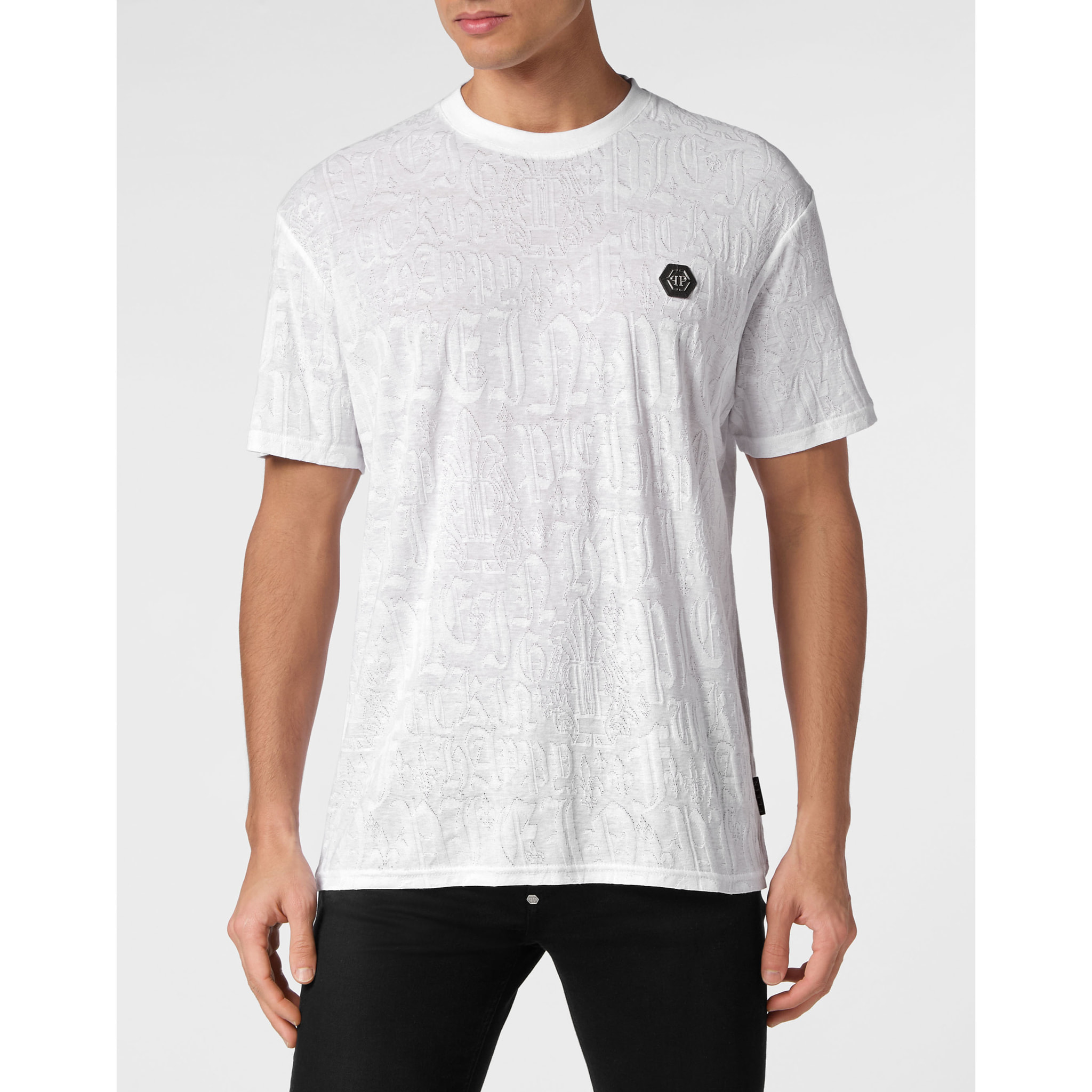 PHILIPP PLEIN Maglietta a girocollo MONOGRAM