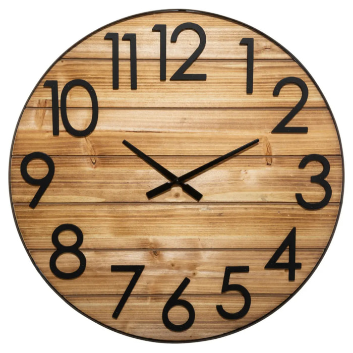Horloge "Abby" bois D70cm