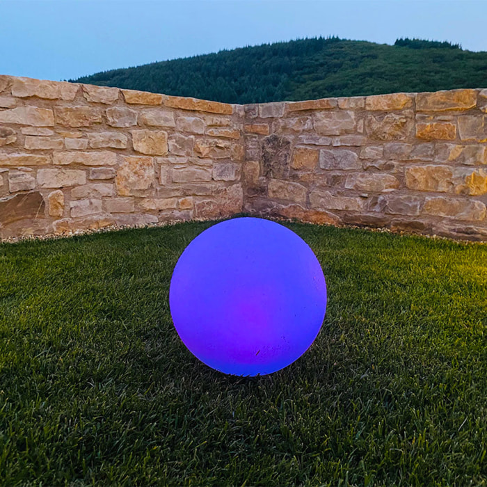 Boule lumineuse solaire SOLSTY ∅30cm