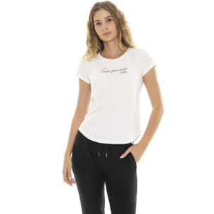 Camiseta manga corta mujer "Relajada"