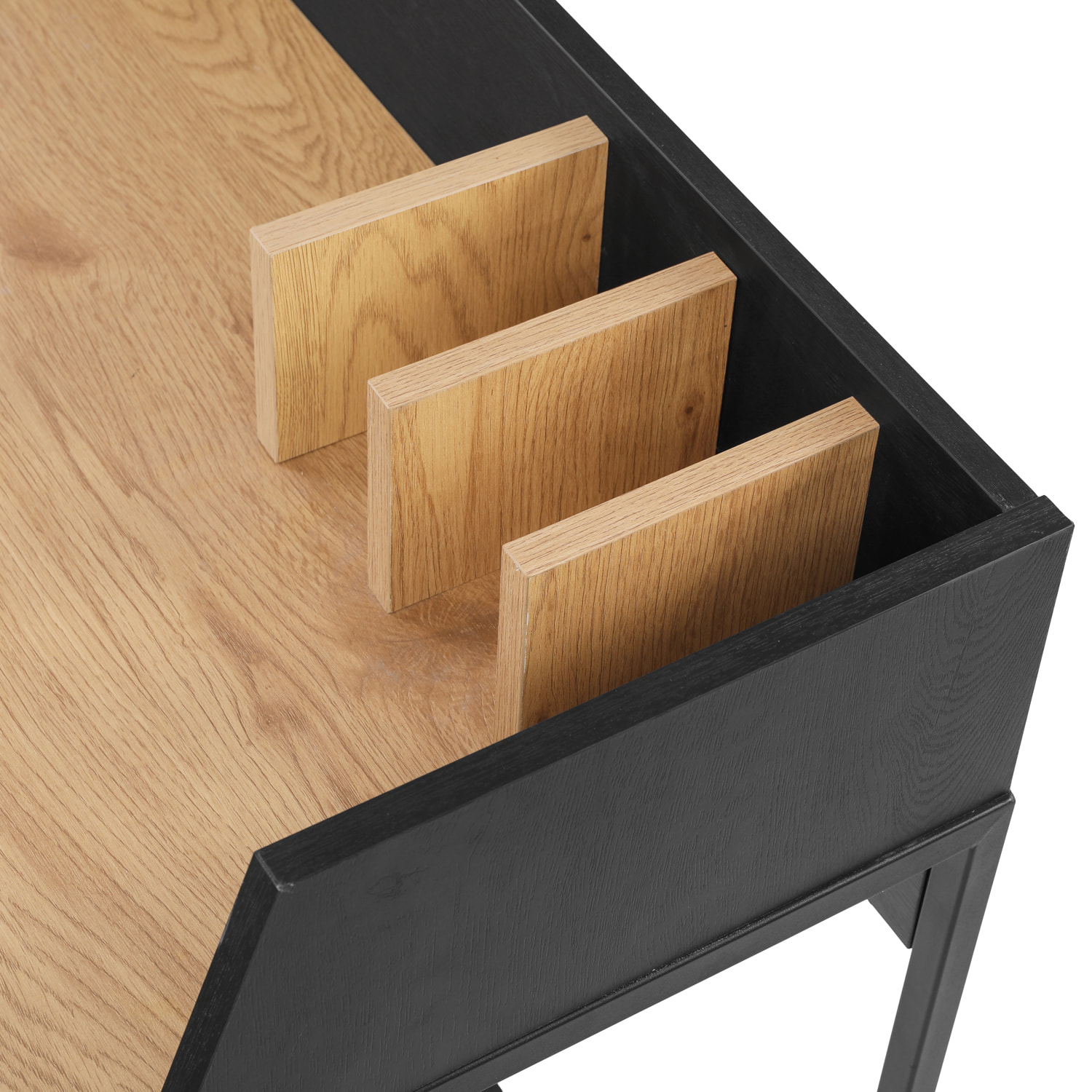 Bureau bois et noir CHARLES