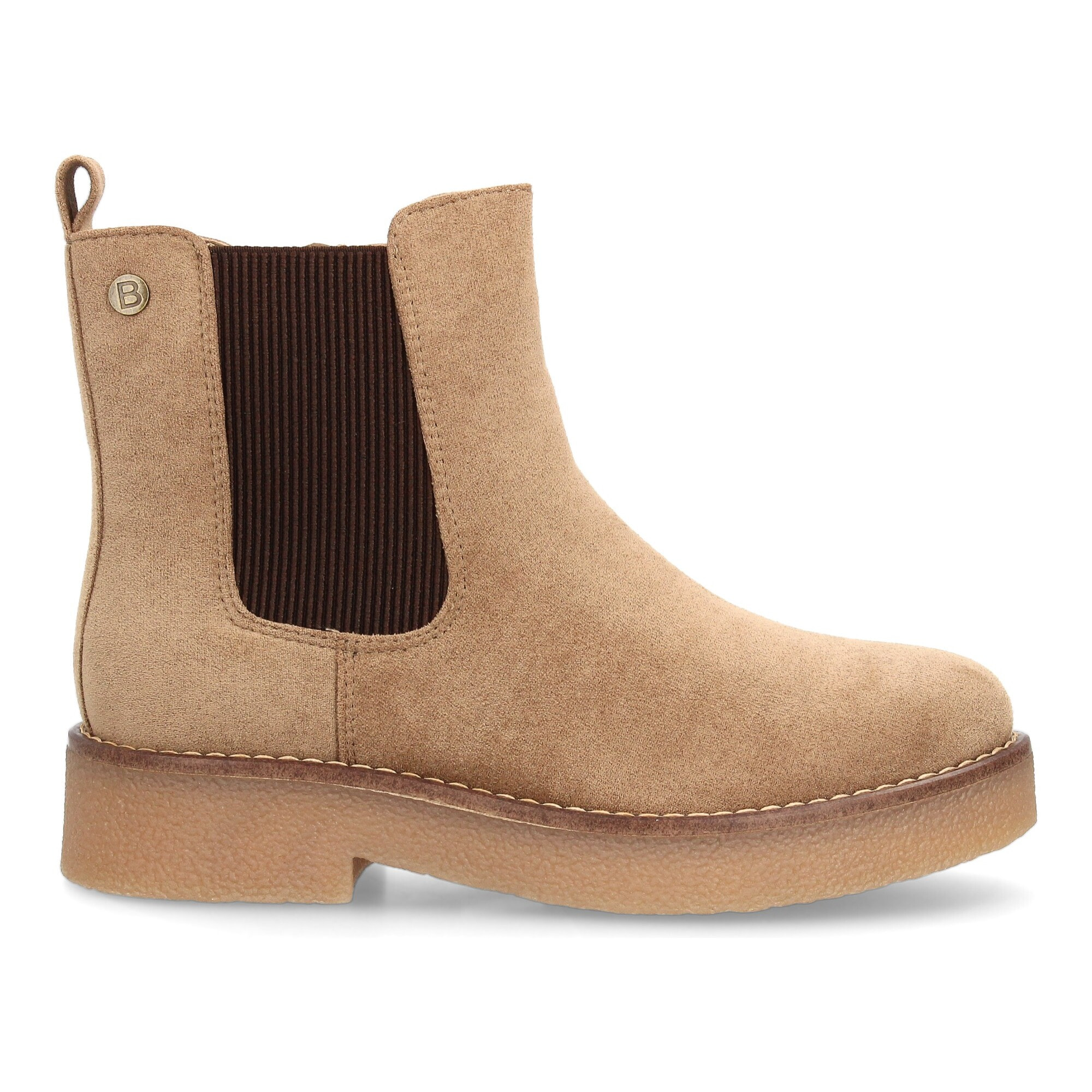 Bota chelsea clásica con cremallera