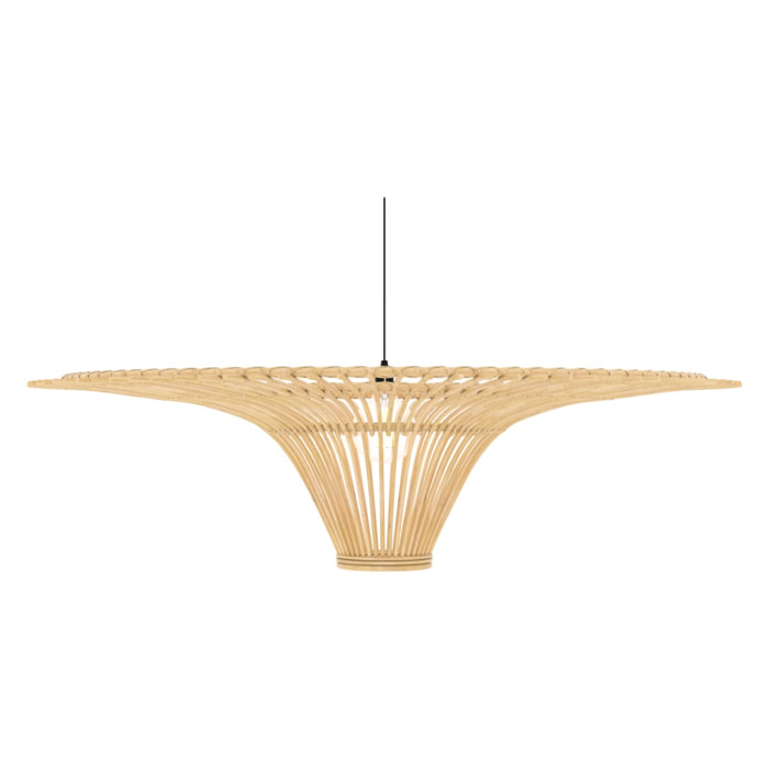 Abat-jour D120,5 cm en rotin naturel - Olga