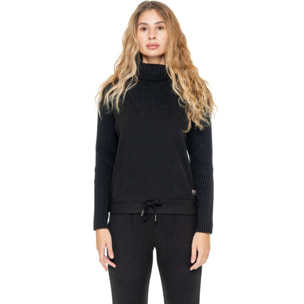 Sudadera mujer Leone 1947 Apparel Warm Touch cuello alto invierno