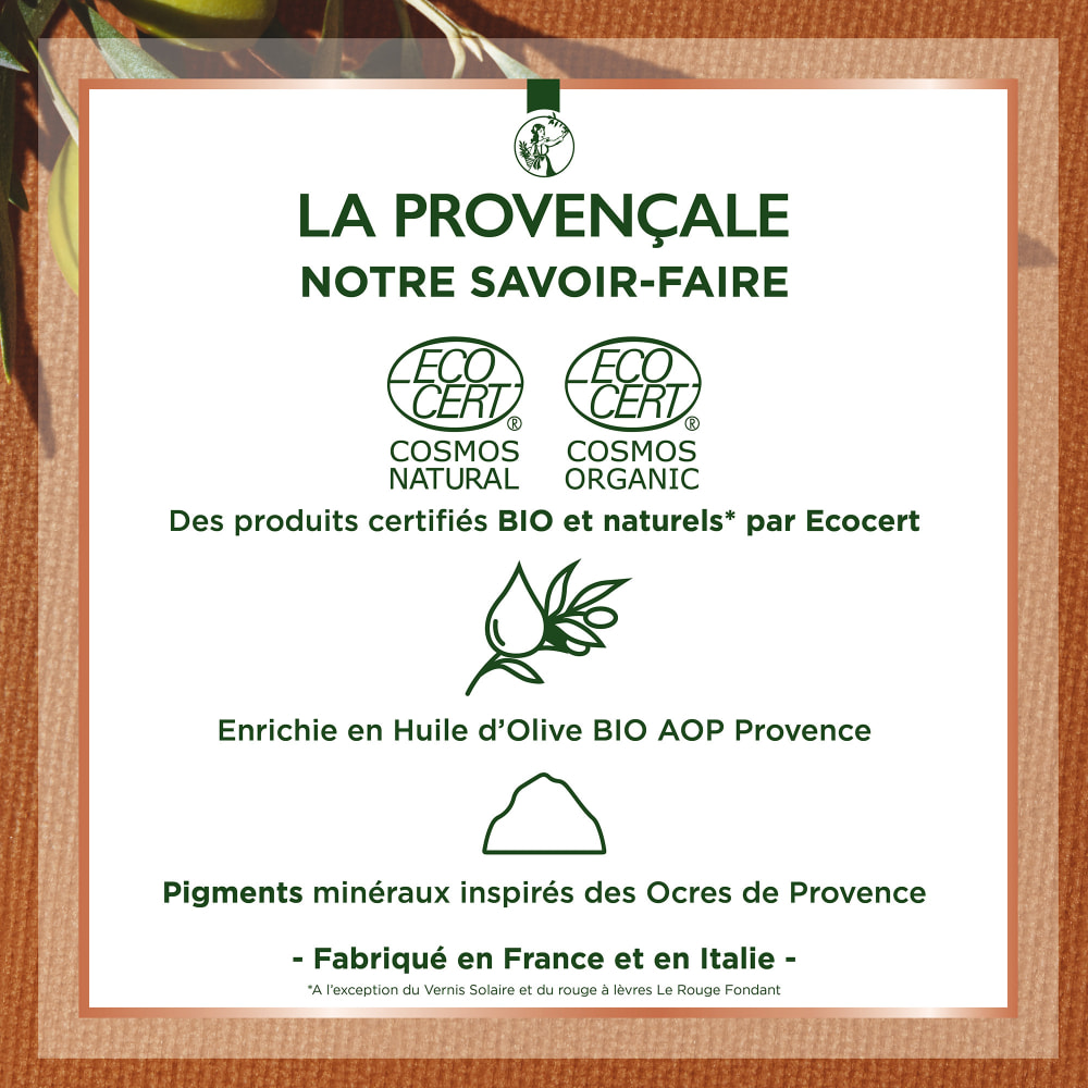 La Provençale La Poudre de Teint Lumière d'Ocres Foncé certifiée BIO