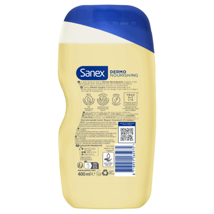 Pack de 12 - Gel douche Sanex DermoProtecteur Huile nourrissante - 400 ml