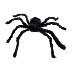 Ragno Peloso Gigante 65x50cm Nero Decorazione Halloween