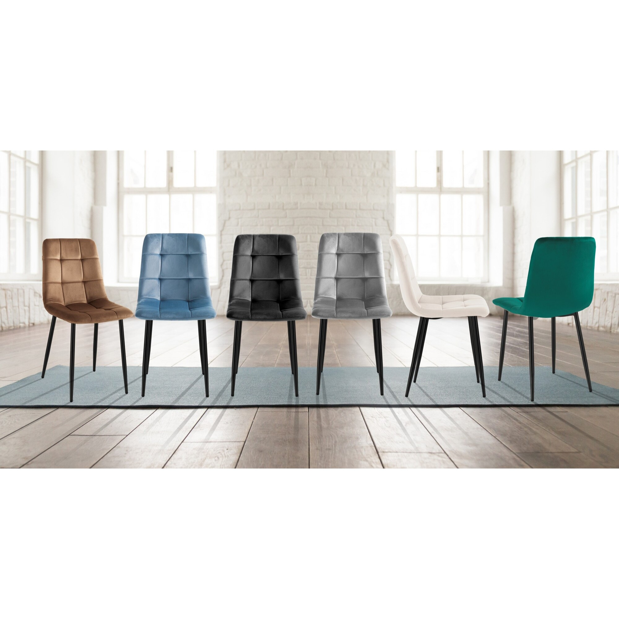 Tomasucci Lot de 4 Chaises FAFFY BLACK