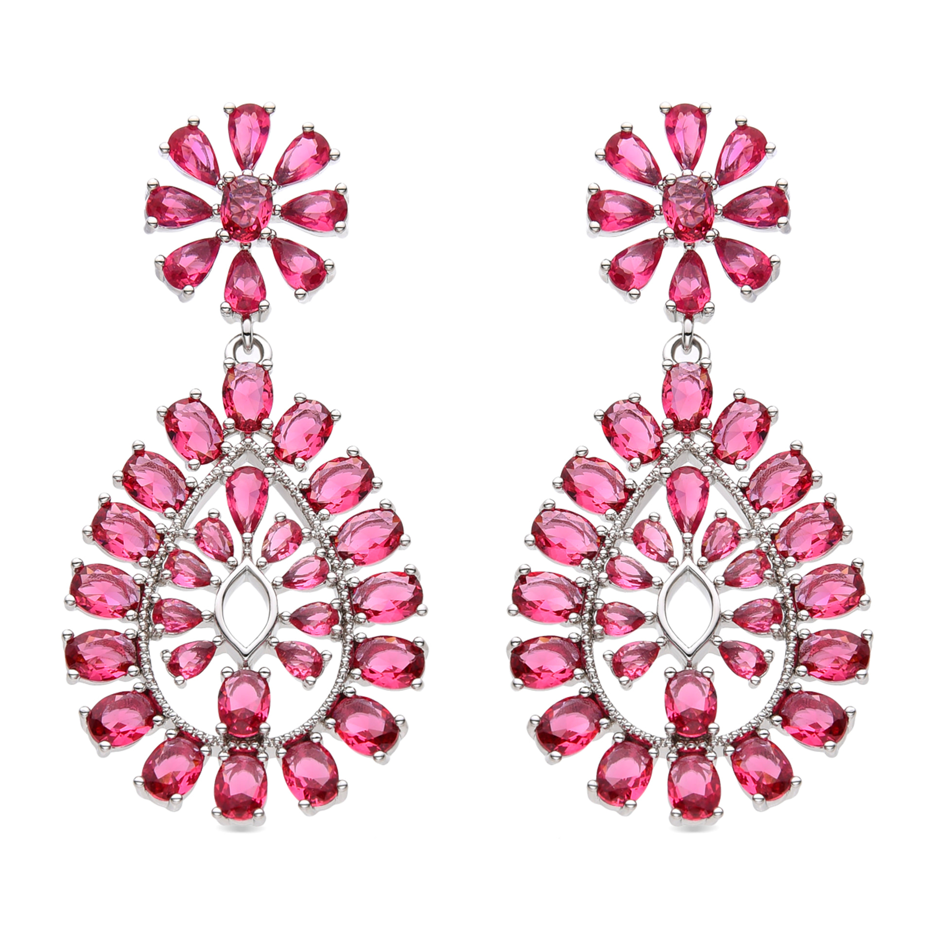 Pendientes Lux by Lux acabados plata