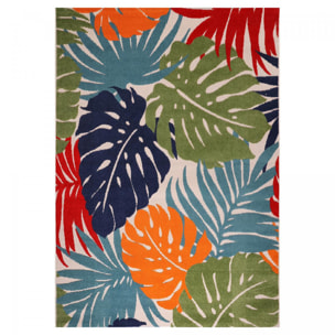 Tapis extérieur tissé kilim rectangle HALE