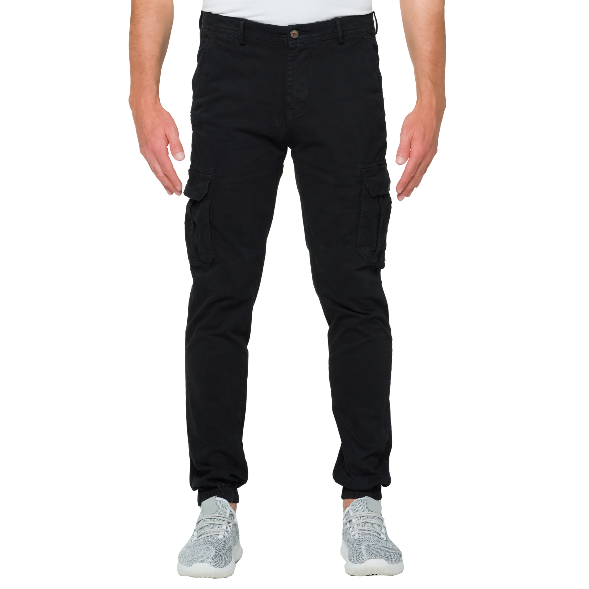 Pantalone Hot Buttered Atherton cargo Nero