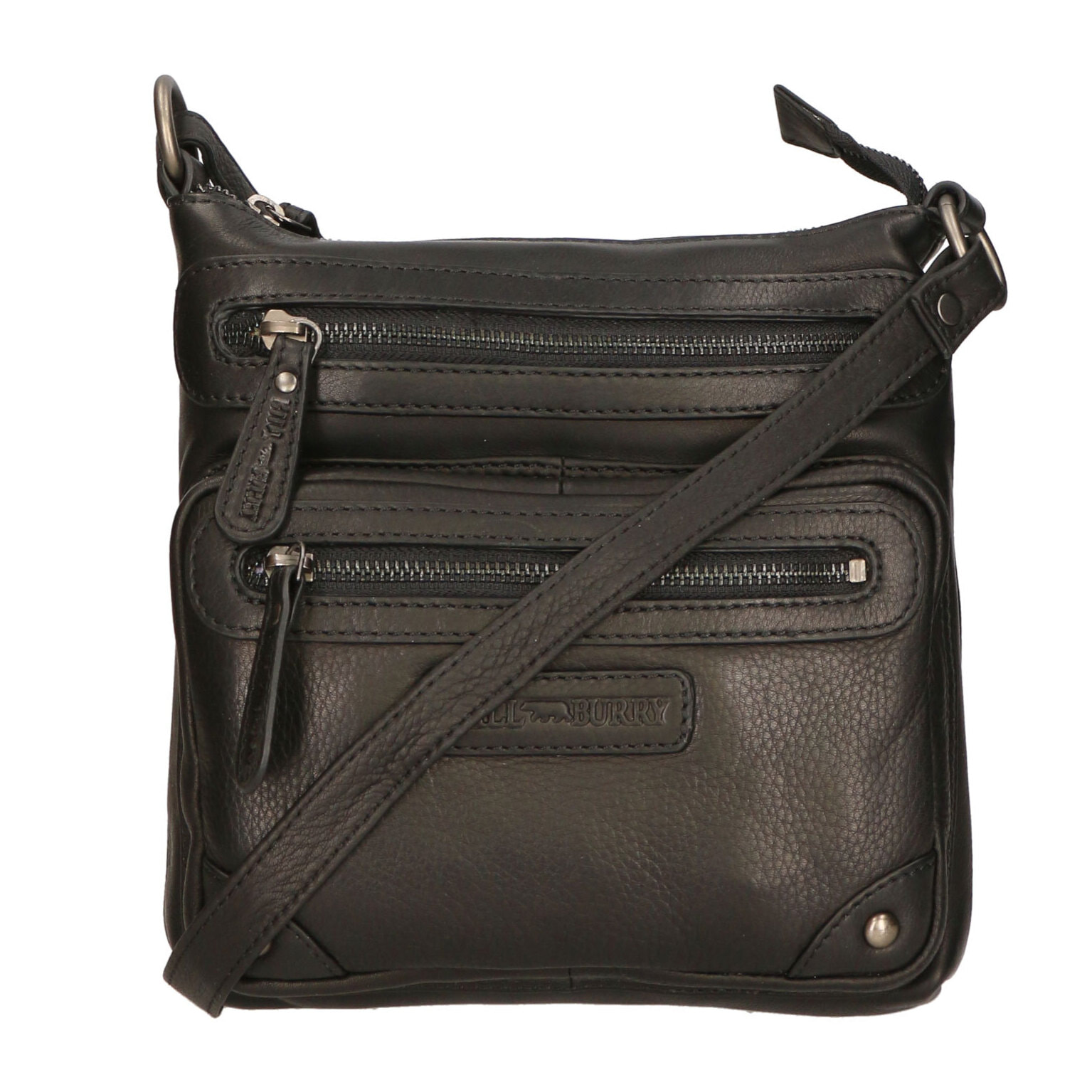 Borsa a tracolla  da uomo In Vera pelle Made in Italy 22x23x5 cm