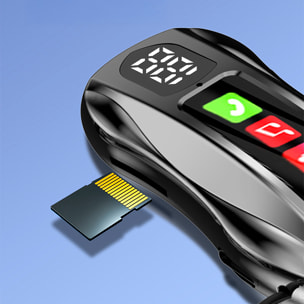 Cuffie con fascia per collo M101S. Funzione di cambio voce, suono 360º e riduzione del rumore AI. Modalità gioco e modalità musica. Bluetooth 5.4 e slot TF.