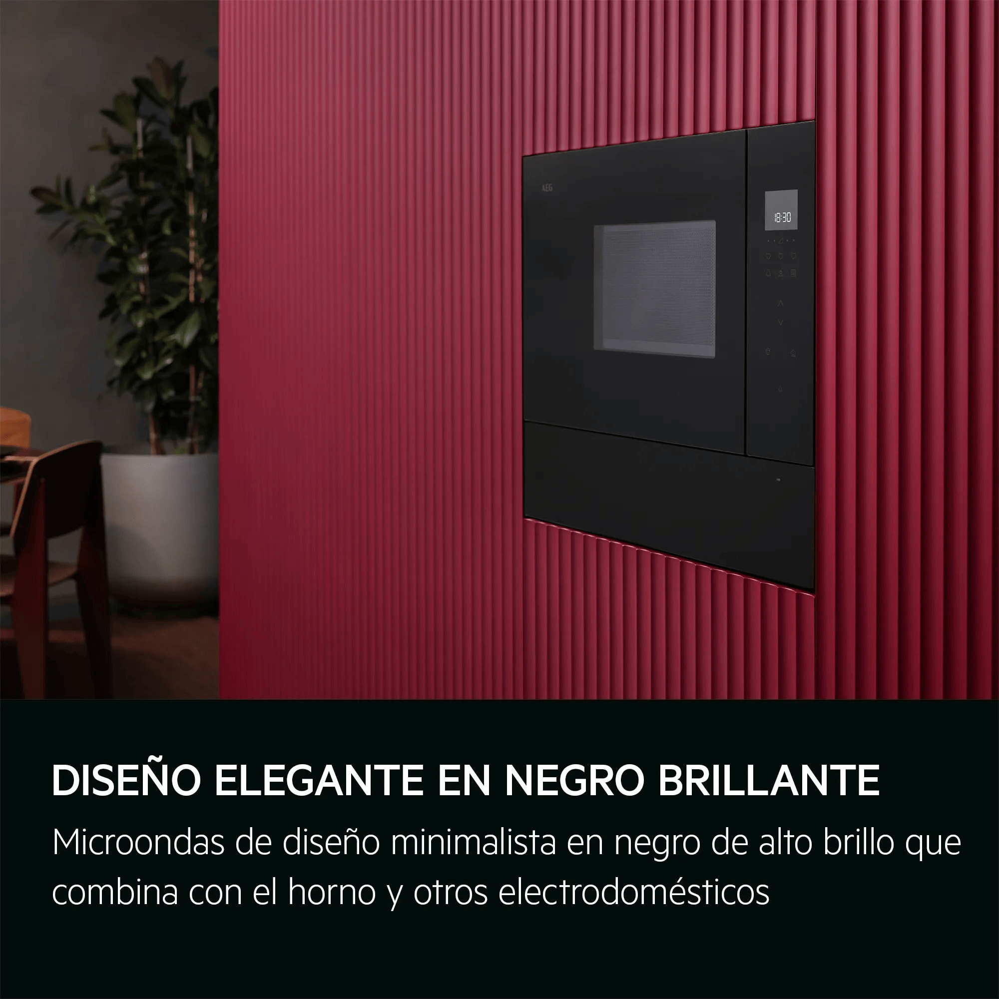 AEG Microondas de 800 W con función microondas y grill OS5MG20EB