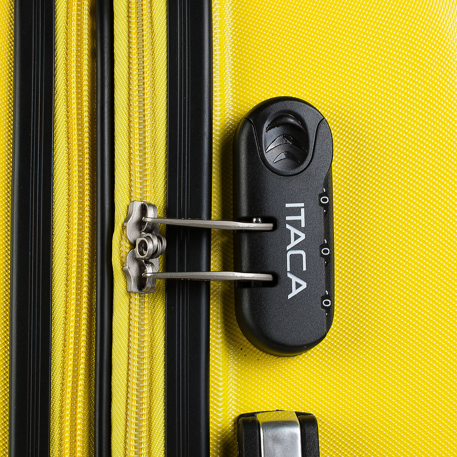 Juego De Maletas Rígidas Abs Itaca Simoa Amarillo