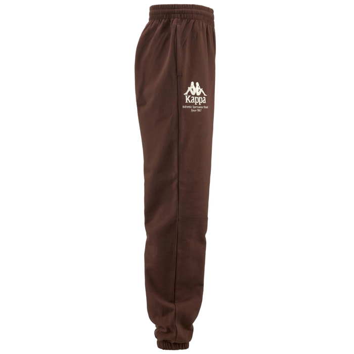 Kappa - Pantaloni Uomo Marrone - AUTHENTIC GIOVA ORGANIC