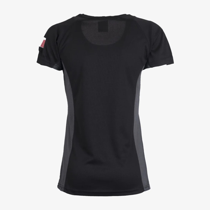 T-shirt Esercito a maniche corte sport nera donna