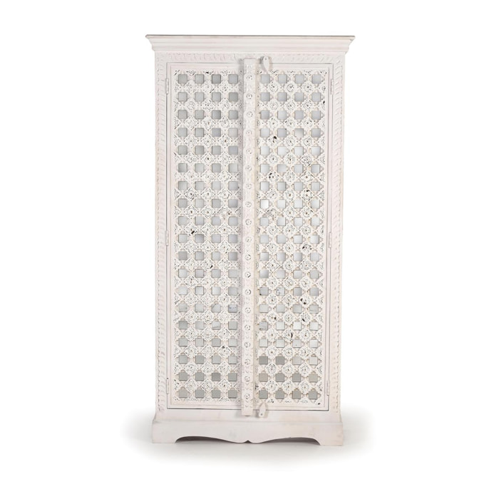 Armario de Madera de Mango 90 Cm Estilo Mediterráneo Moderno