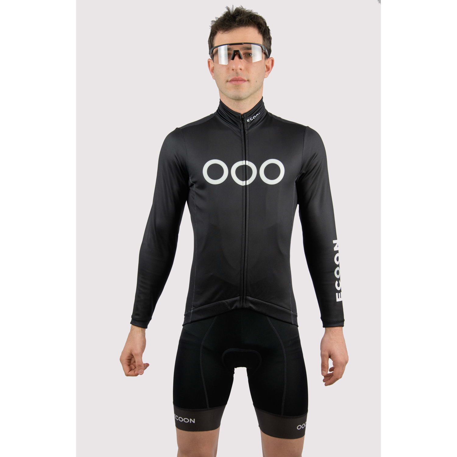 Maillot de manga larga ECOON modelo Mont Ventoux en color Negro