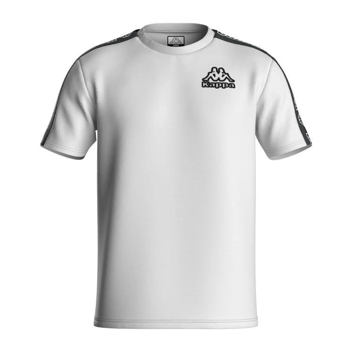 Kappa - Camisetas y tops Hombre Blanco - Logo Tape Gramio