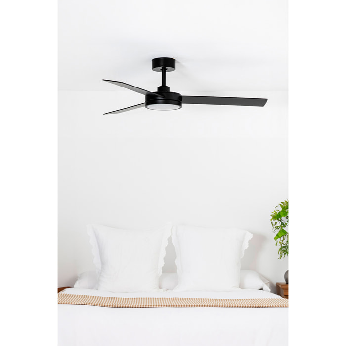 BARTH L LED ventilatore da soffitto nero