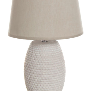 Lampe de table adalis beige