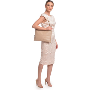 Borsa a tracolla Anna Luchini Beige