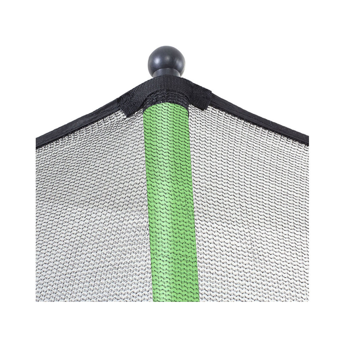 Trampoline "Yoopi" - Ø 2.44 m - Avec filet + échelle + couverture + kit d'ancrage