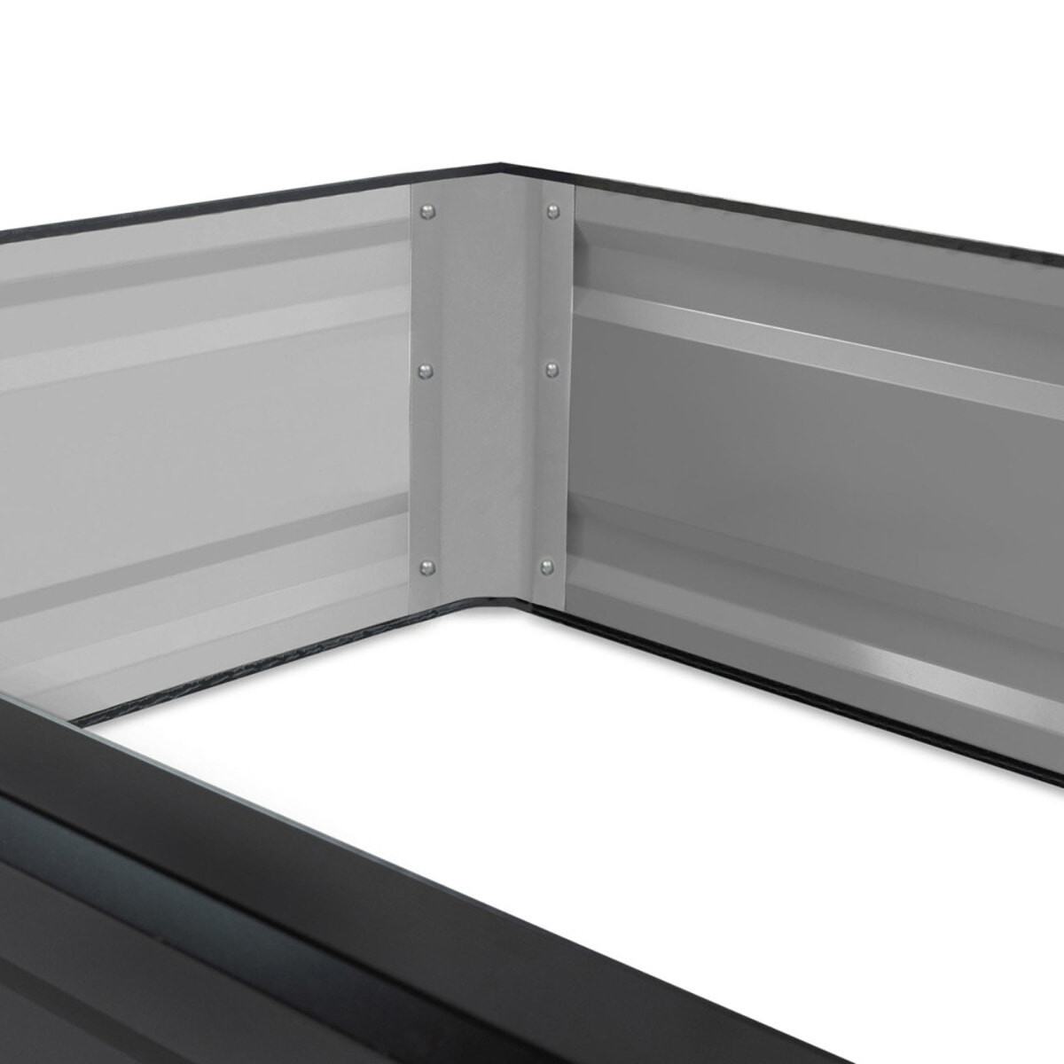 Carré potager en métal - Gris anthracite