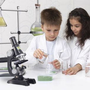 Well home kit educativo de microscopio