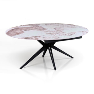Tomasucci Table extensible rectangulaire/ronde FACT ONICE MARBRE - GRIS