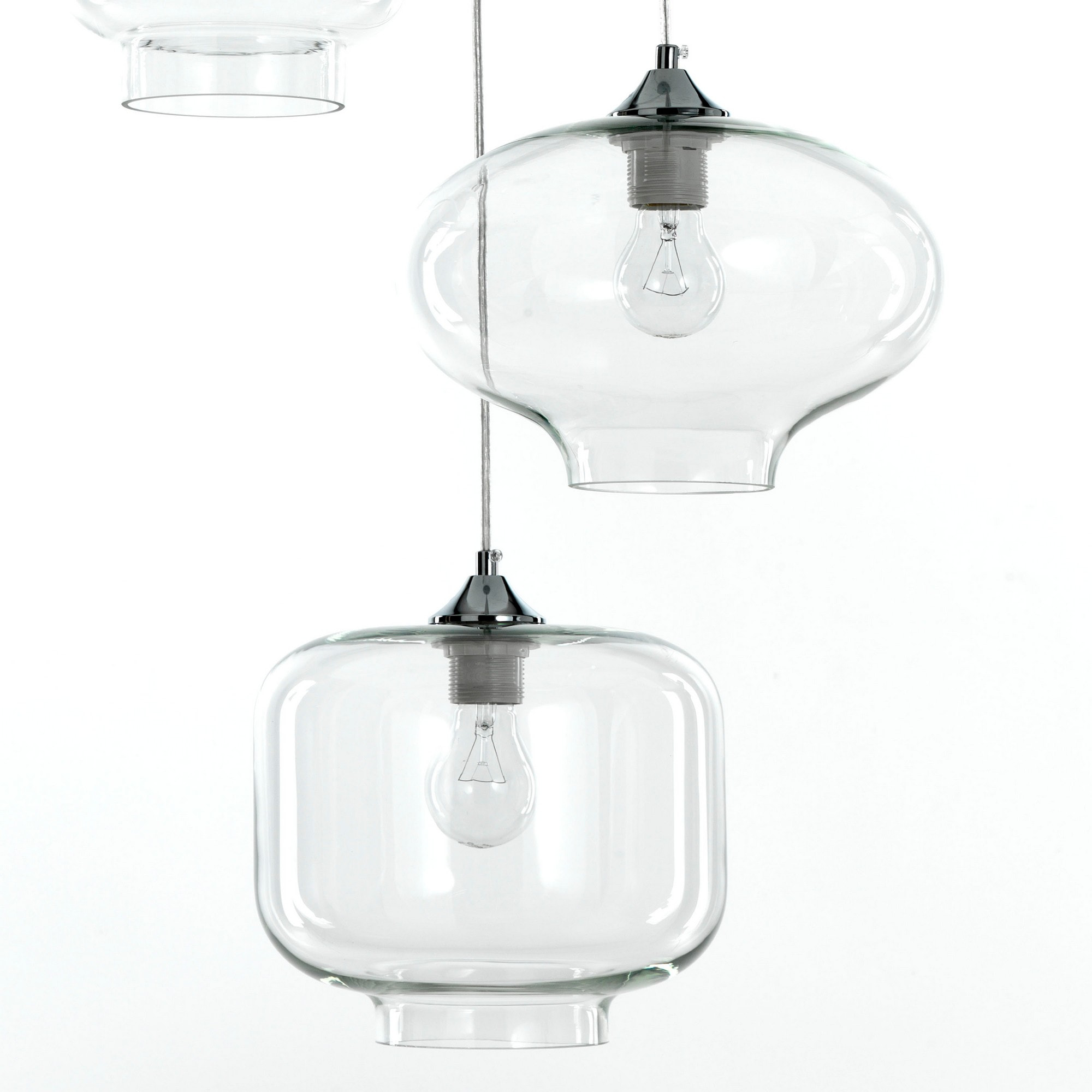 Tomasucci Lampadario 3 luci SAKY CLEAR  multicolore